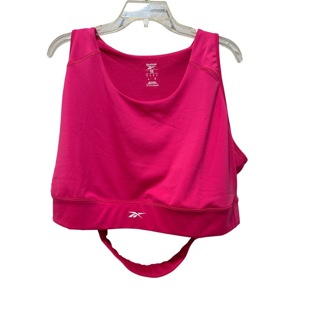 Reebok RBK Train Mesh Back Tank - Color: Ultima Pink - Size: 4X-4X-4X